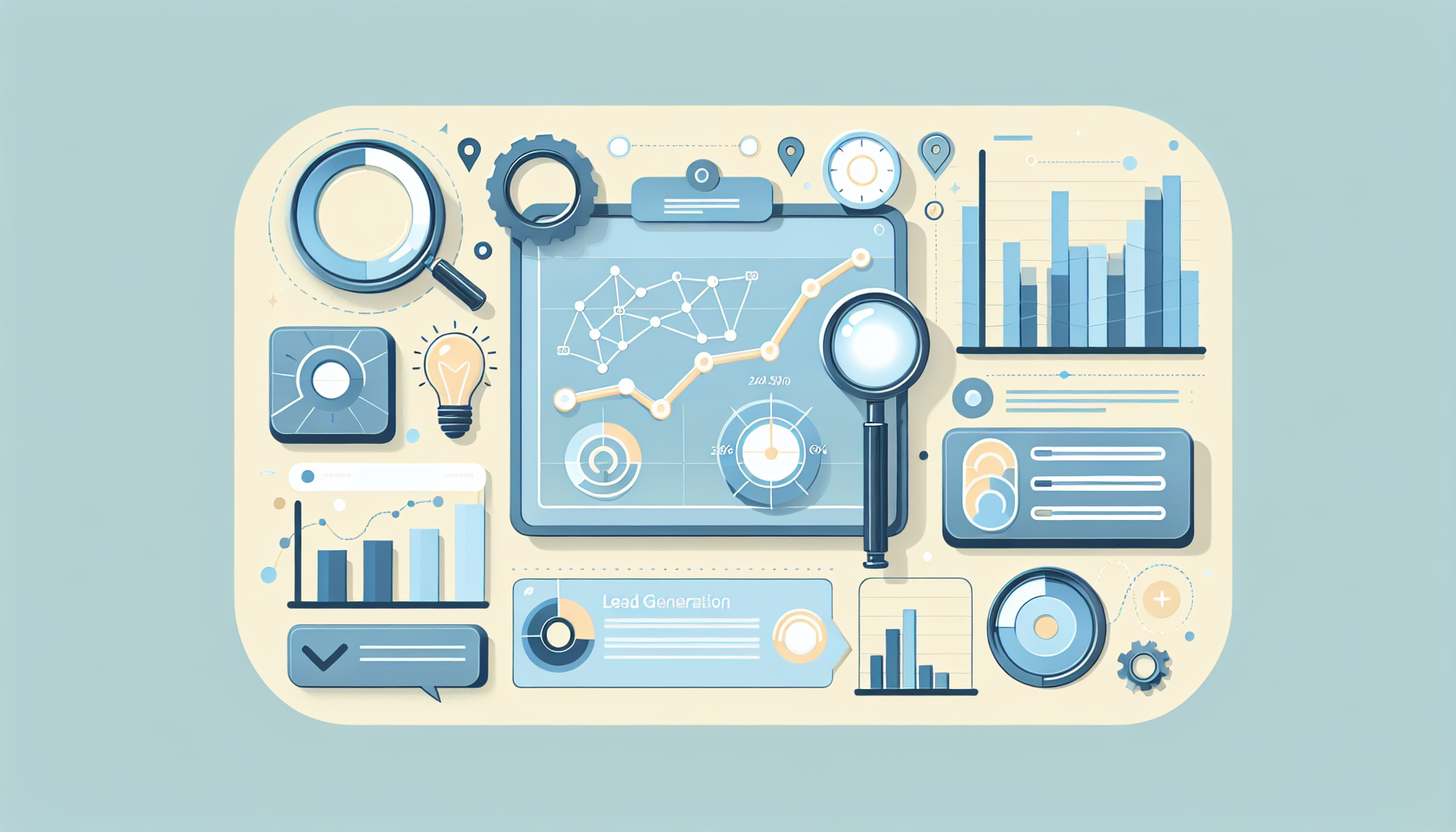 "Illustration of measuring lead magnet success."